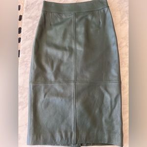 Boss by Hugo Boss Selrita Leather Skirt, ASO Meghan Markle